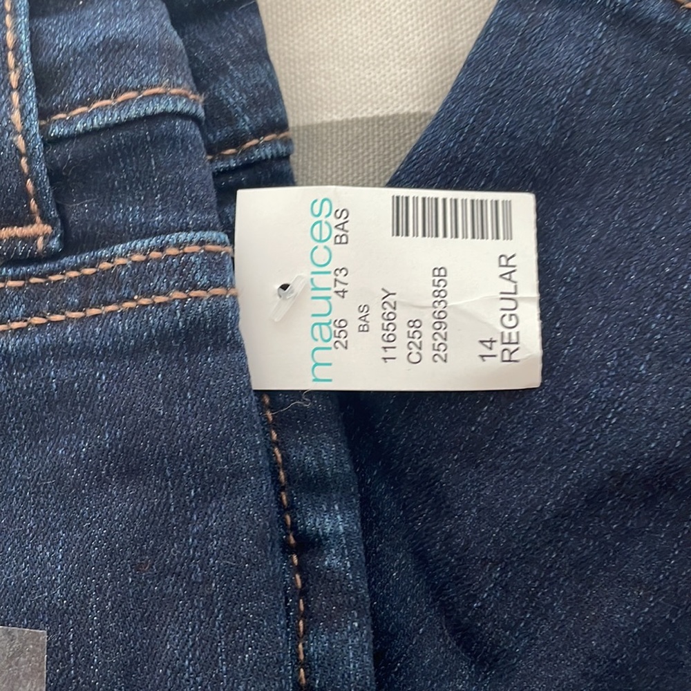 Womens Maurice’s slim boot fit jeans 14 reg - Picture 3 of 5